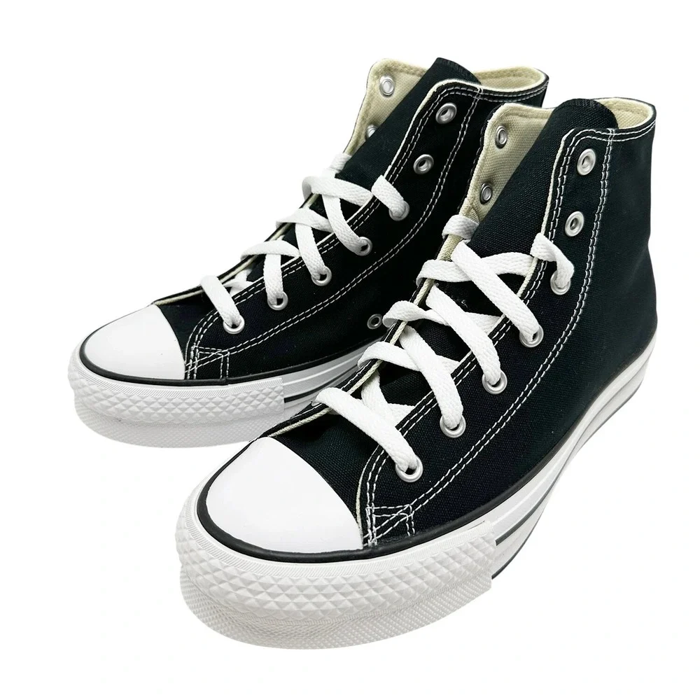 Big Kids 5 CONVERSE Chuck Taylor‎ All Star Lift Platform High Top Black 272855F